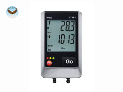 Bộ ghi dữ liệu nhiệt độ TESTO 176 P1 (-20 ~ +70 °C; 0 ~ 100 %RH; 600 ~ 1100 mbar, IP 54)